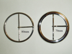80mm and 70mm Circle Buckles