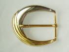O - Obi Belt Buckle 40mm Gold and Silver Colours